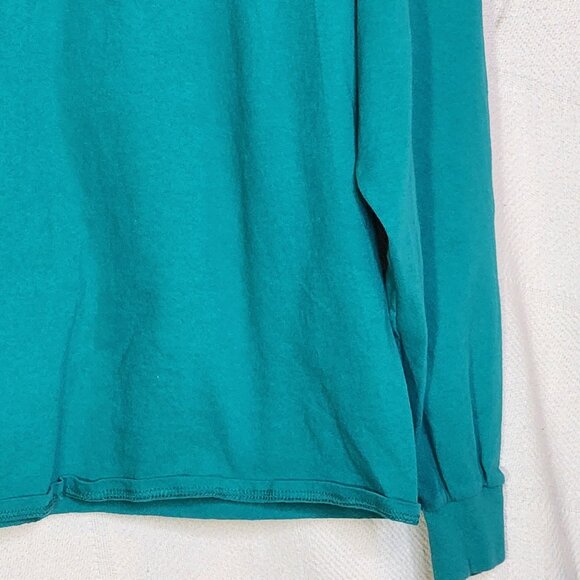 Delta Pro Weight Teal Green It's a Great Day Kindness Revolution LS Cotton Tee L - Picture 3 of 16